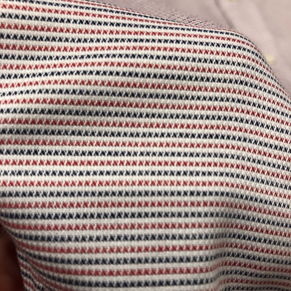 Souther Proper Medium Social Shirt Red/Blue NWT - Picture 3 of 4